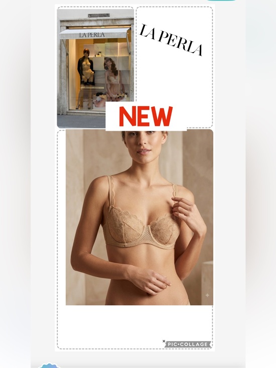 La Perla Other - NEW La Perla Lace Underwire Balconette Bra in Beige/ new condition size 34